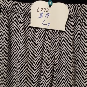 Black and white leggings